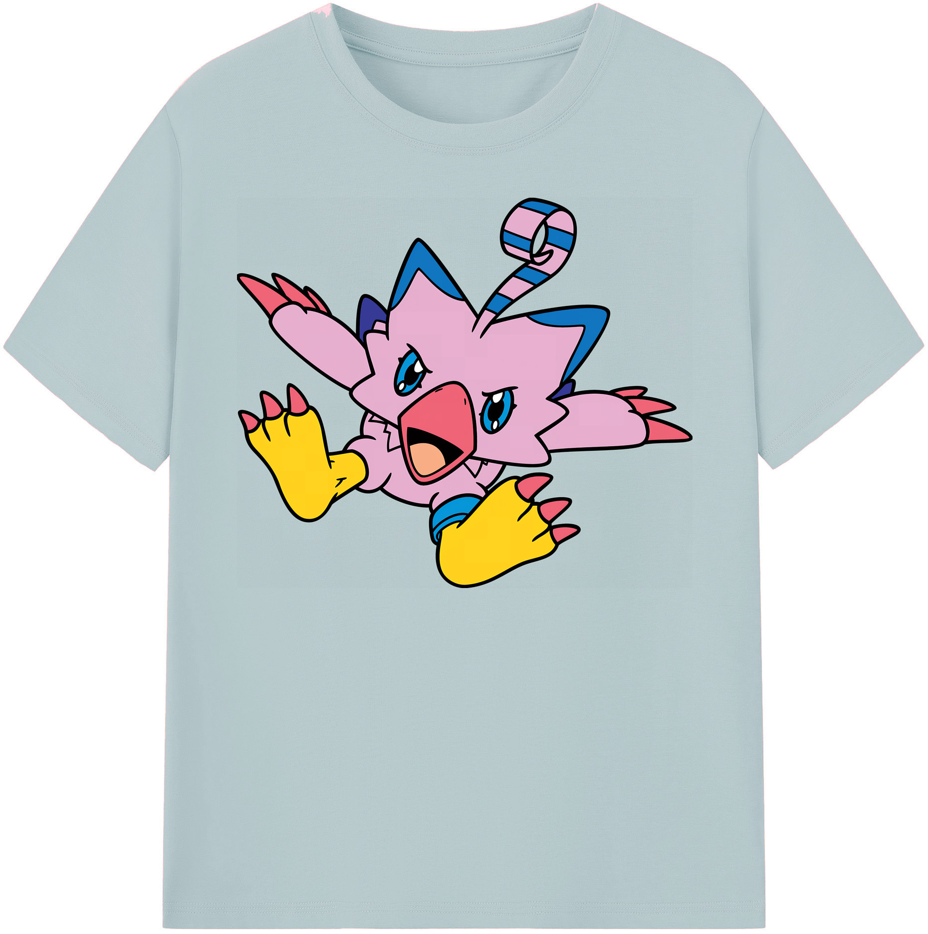 （画像用） Digimon デジタルモンスター/デジモン 綿100％半袖Tシャツ（フロントプリント）